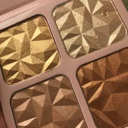 DIY Makeup Cheek Highlighter Private Label Single / 4 Color Glow Highlighter Palette