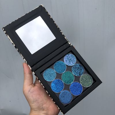 9 Color 26mm Round Eyeshadow Palette 150g Mineral Ingredient