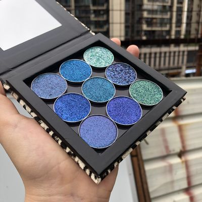 9 Color 26mm Round Eyeshadow Palette 150g Mineral Ingredient