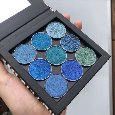 9 Color 26mm Round Eyeshadow Palette 150g Mineral Ingredient