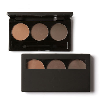 3 Color Long Lasting Makeup Eyebrow Powder OEM ODM With Brush