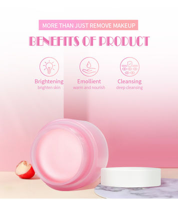 Pink Face Makeup Remover Balm Deep Cleansing Oil Control
