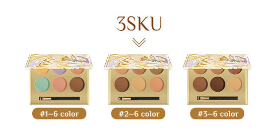OEM ODM Blush Highlighter Contour Palette, Waterproof Full Coverage Concealer Palette