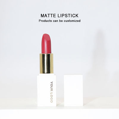 High Pigment Matte Lipstick Private Label Long Lasting 3 Colors