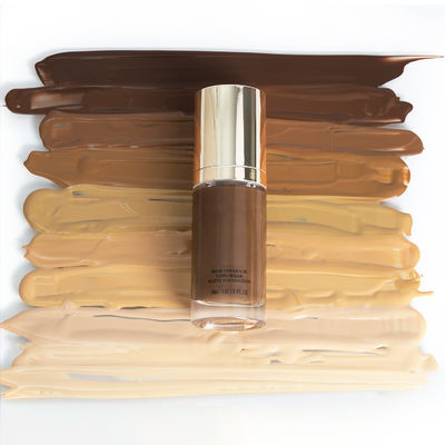 Full Coverage Matte Foundation Cream , Liquid Foundation Cream 15 Colors OEM / ODM