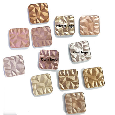 Private Label Glow Makeup Highlighter Palette , Baked Highlighter Powder