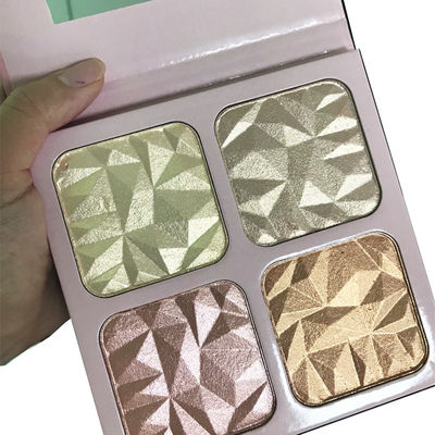 Private Label Glow Makeup Highlighter Palette , Baked Highlighter Powder