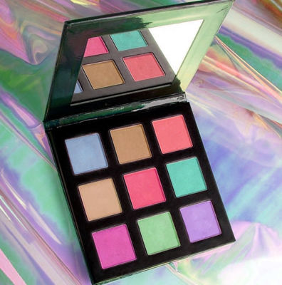 Wholesales Custom 9 Eyeshadow Palette Matte Shimmer Vegan Makeup Richly Pigment
