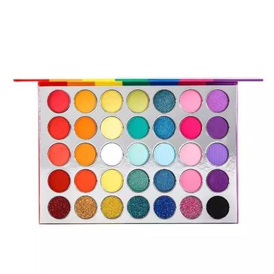 Rainbow Eye Makeup Eyeshadow Waterproof Customized Logo For Daily Life