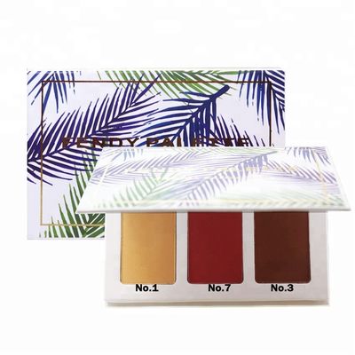 OEM 3color 6colors Cheek Blush Palette , Contour Blush Highlighter Palette