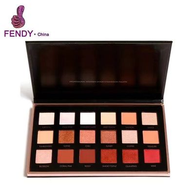 Mineral Makeup Eyeshadow Palette , Shimmer 18 Colors Eyeshadow Palette Waterproof