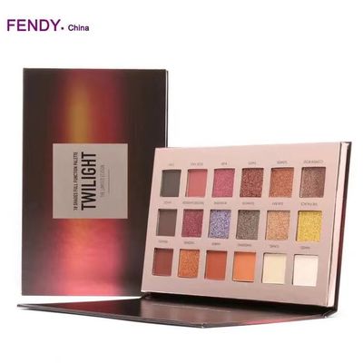 Mineral Makeup Eyeshadow Palette , Shimmer 18 Colors Eyeshadow Palette Waterproof
