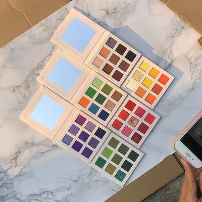 Portable Eye Makeup Eyeshadow Palette 9 Colors 180g High Pigmented