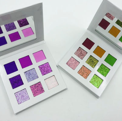 Portable Eye Makeup Eyeshadow Palette 9 Colors 180g High Pigmented