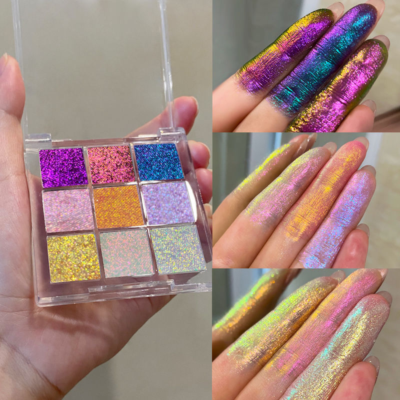 Square Private Label Skin Care Products  Duo Chrome Eyeshadow Sample Available
