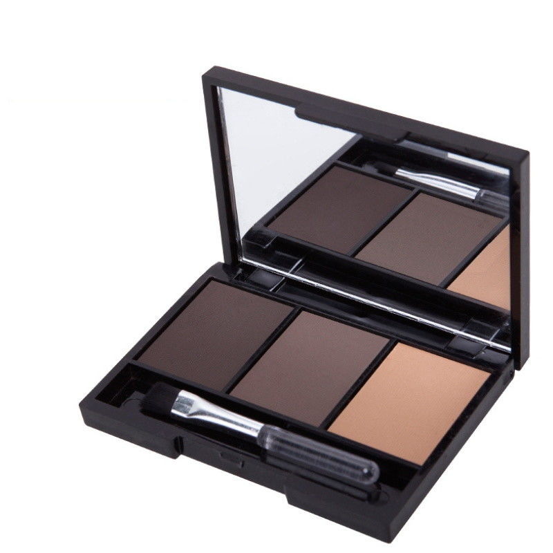 Waterproof Eyebrow Makeup Powder Mix Colors Long Lasting / Vegan / Thick