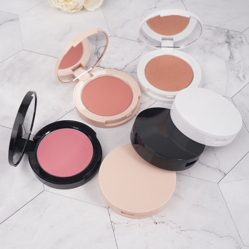 Cosmetic Pressed 7 Colors Makeup Blusher Palette Shimmer Finish