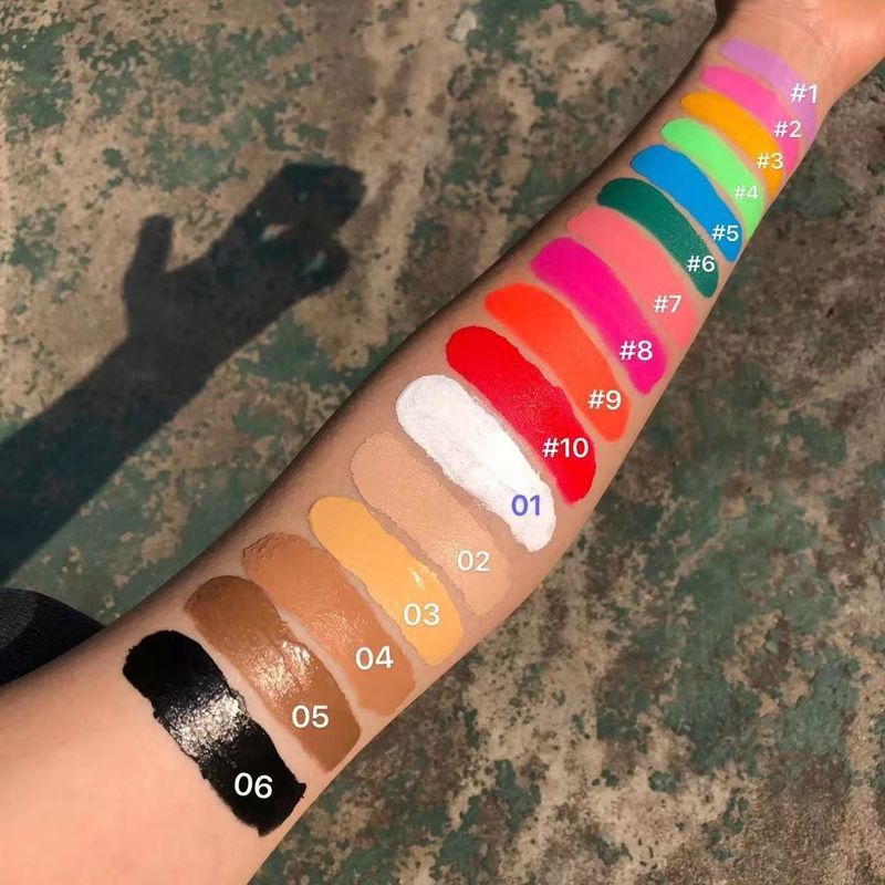 15ml Long Lasting Face Primer , Multi Colored Beauty Eye Base Primer