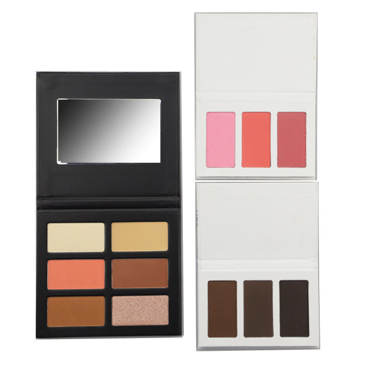 OEM 3color 6colors Cheek Blush Palette , Contour Blush Highlighter Palette