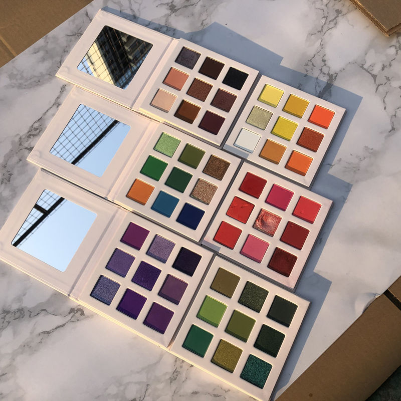 Portable Eye Makeup Eyeshadow Palette 9 Colors 180g High Pigmented